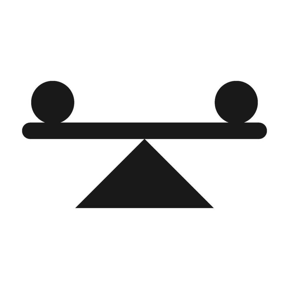 Balance icon vector