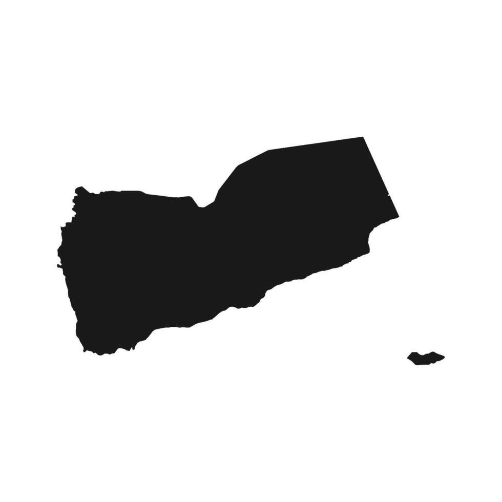 Yemen map icon vector