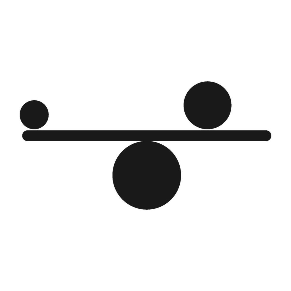 Balance icon vector