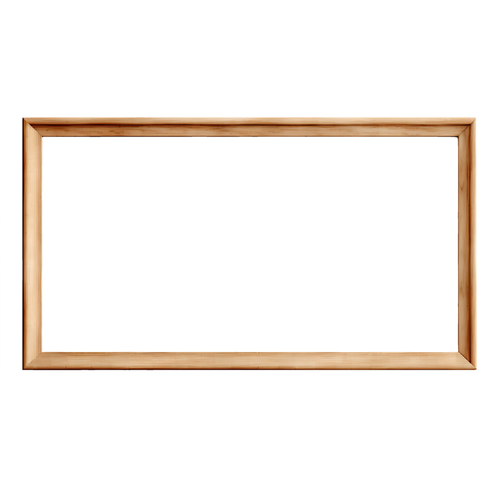 AI generated Cutting Edge Design, Square Picture Frame with Transparency png
