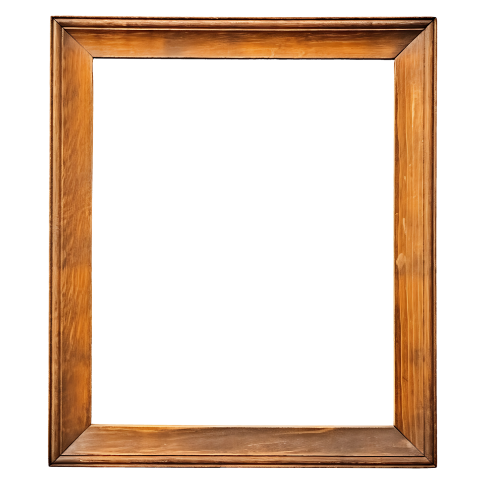 AI generated Tranquil Transparency, Square Picture Frame Cutout png