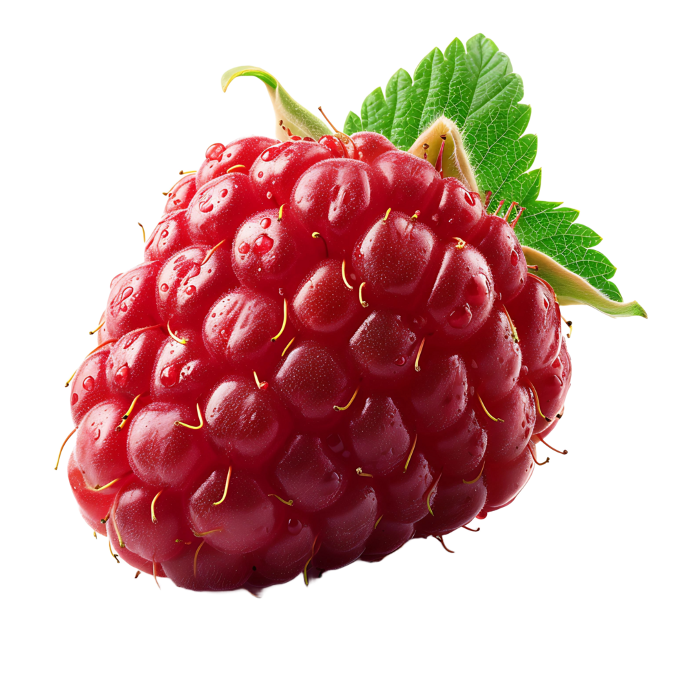 AI generated Minimalist Raspberry Cutout on a Clear Background 38154599 PNG