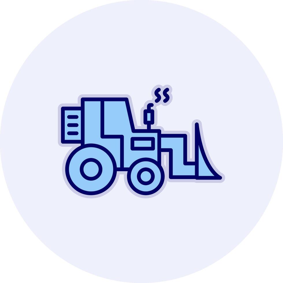 Bulldozer Vecto Icon vector