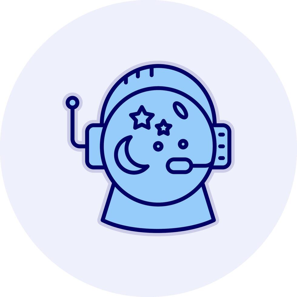 astronauta casco vecto icono vector