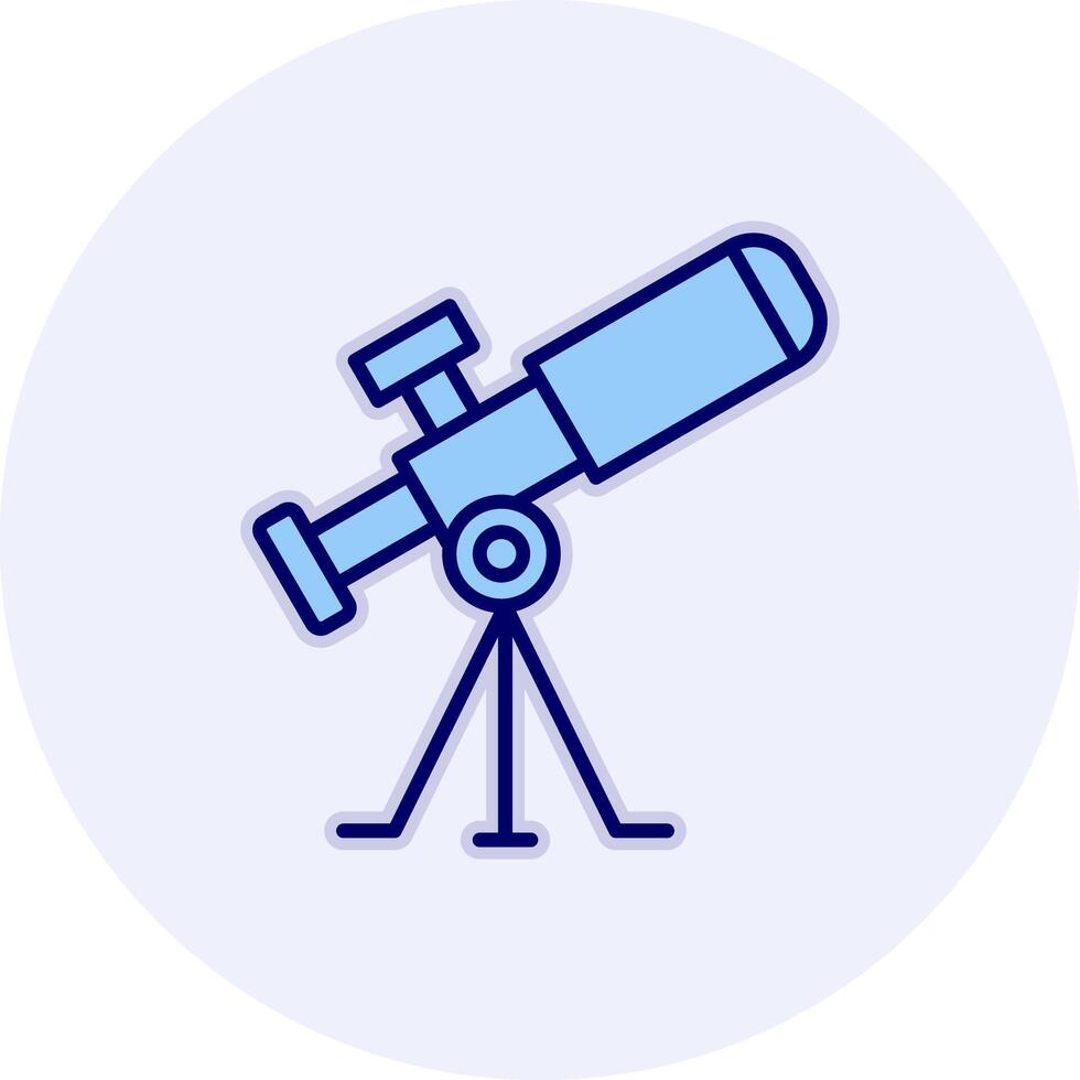 Telescope Vecto Icon vector