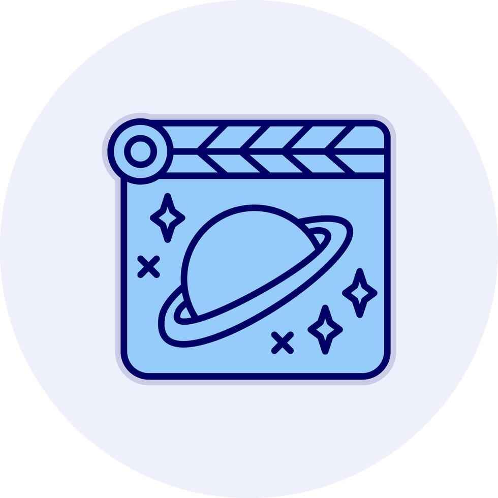 Space Film Vecto Icon vector