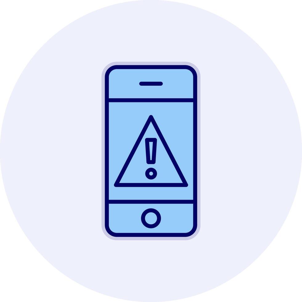 Mobile Alert Vecto Icon vector