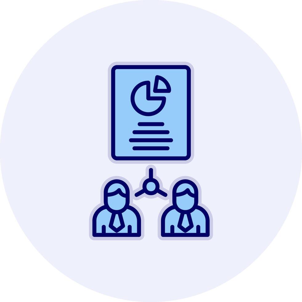 Work Distribution Vecto Icon vector