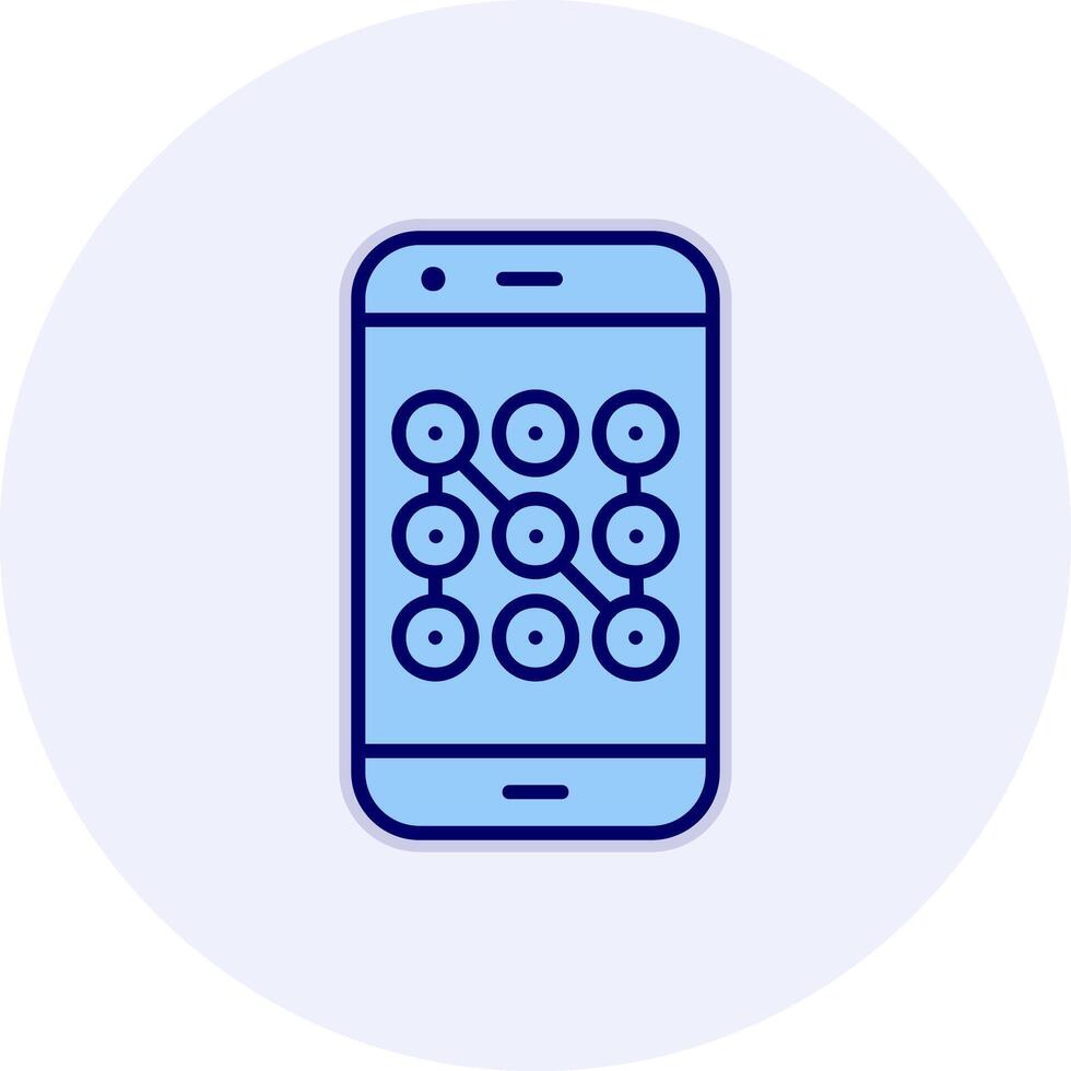 Mobile Security Vecto Icon vector
