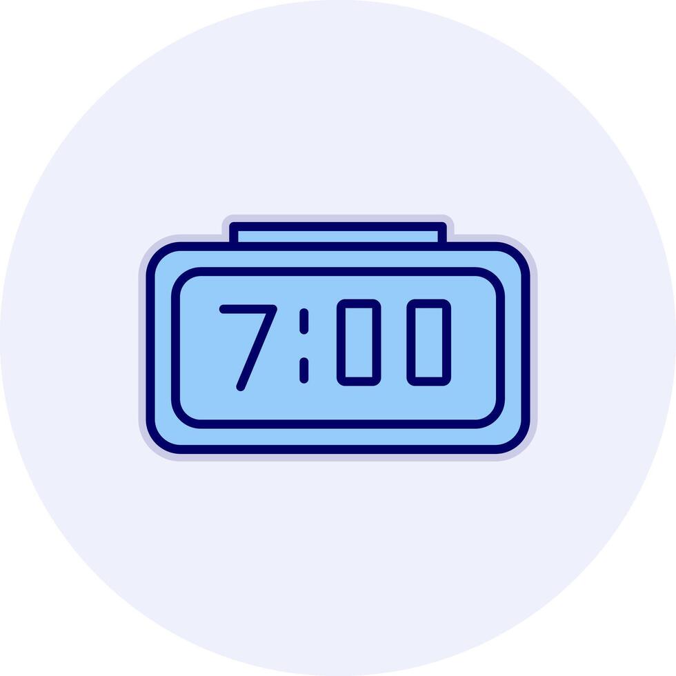 Digital Clock Vecto Icon vector