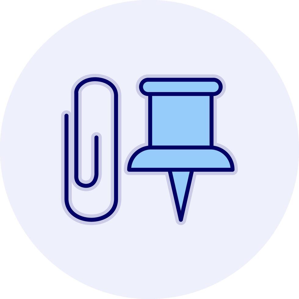 Paper Clip Vecto Icon vector