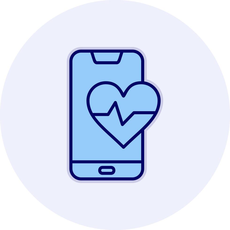 Heart Rate Vecto Icon vector