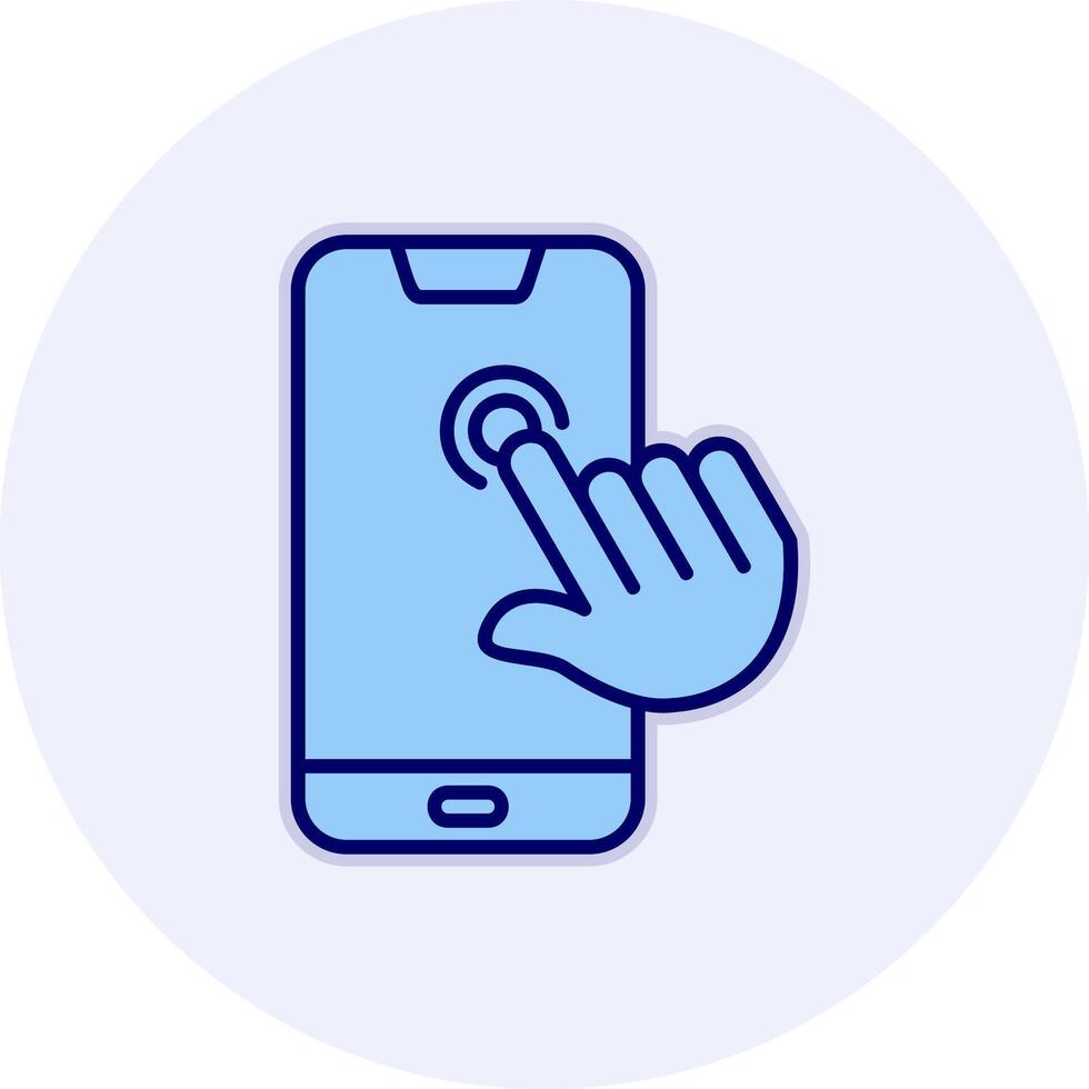 Touch Screen Vecto Icon vector