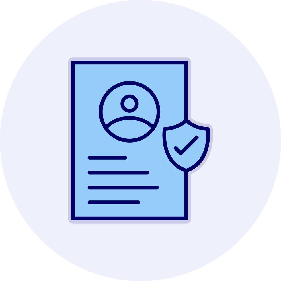 Profile Vecto Icon vector