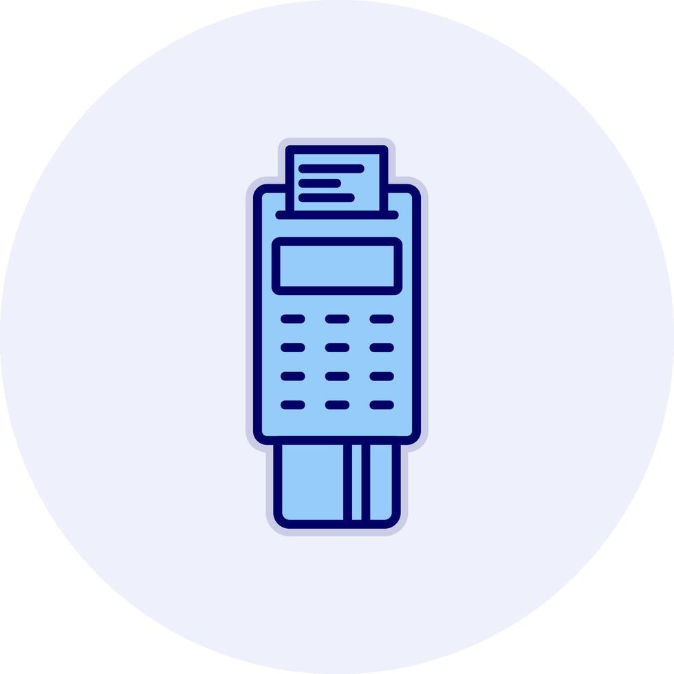 Pos Terminal Vecto Icon vector