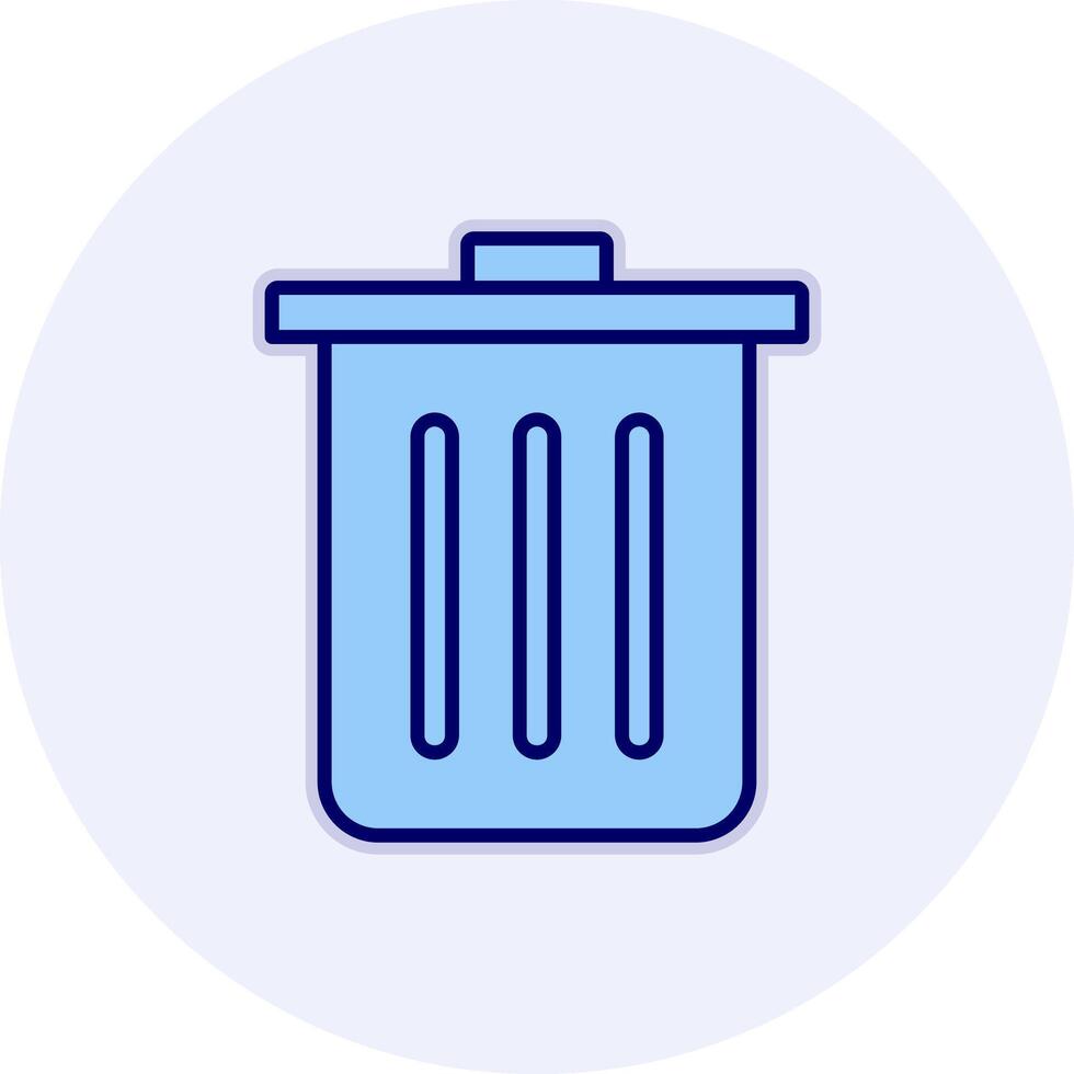 Dustbin Vecto Icon vector