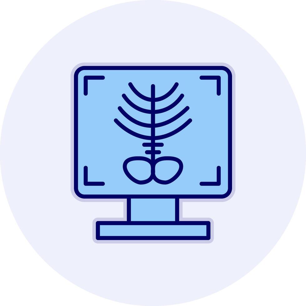 X-ray Bone Vecto Icon vector