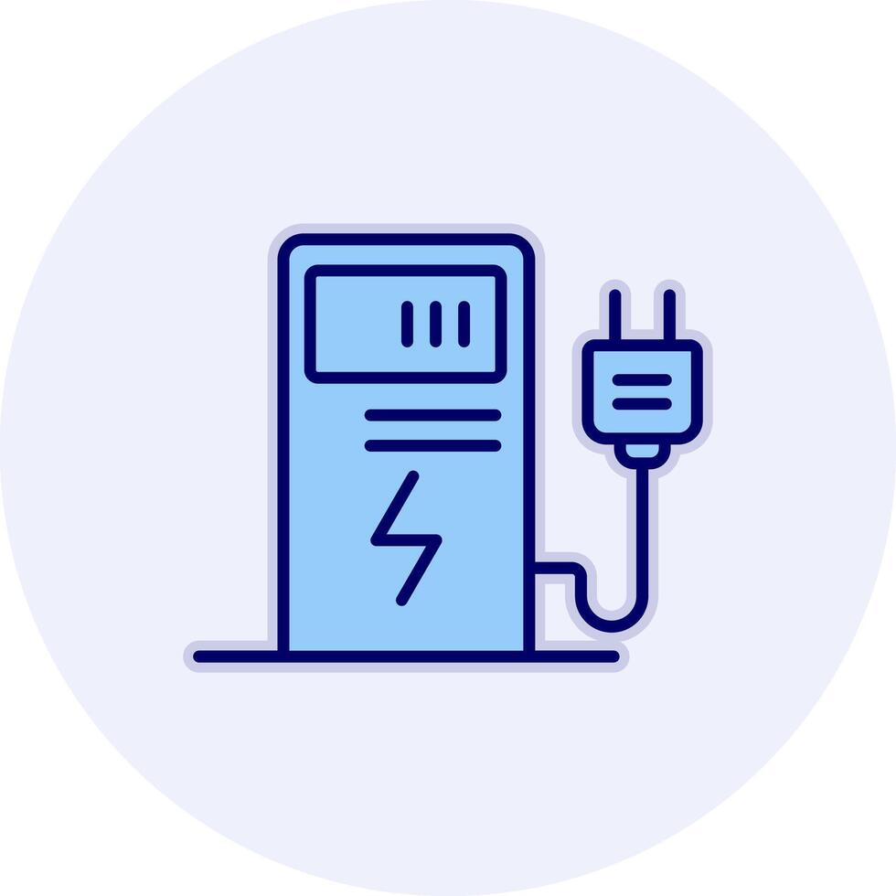 Electric Charge Vecto Icon vector