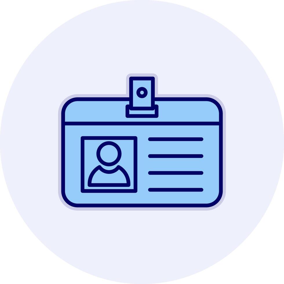 Identification Card Vecto Icon vector