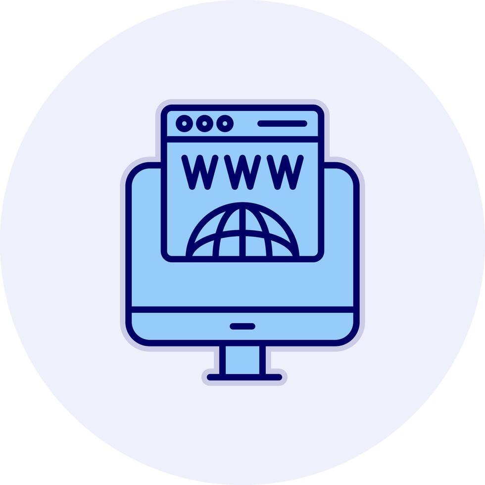 Domain Registration Vecto Icon vector