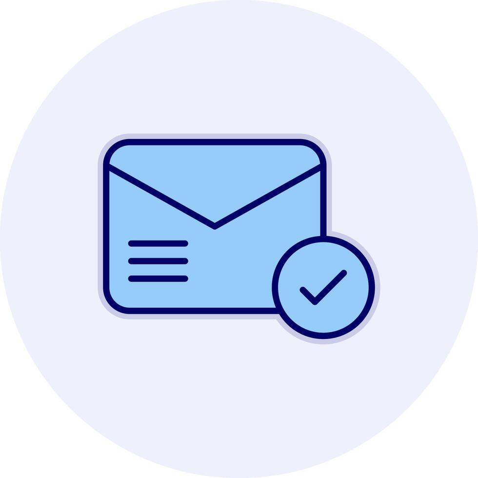 Email Deliverd Vecto Icon vector