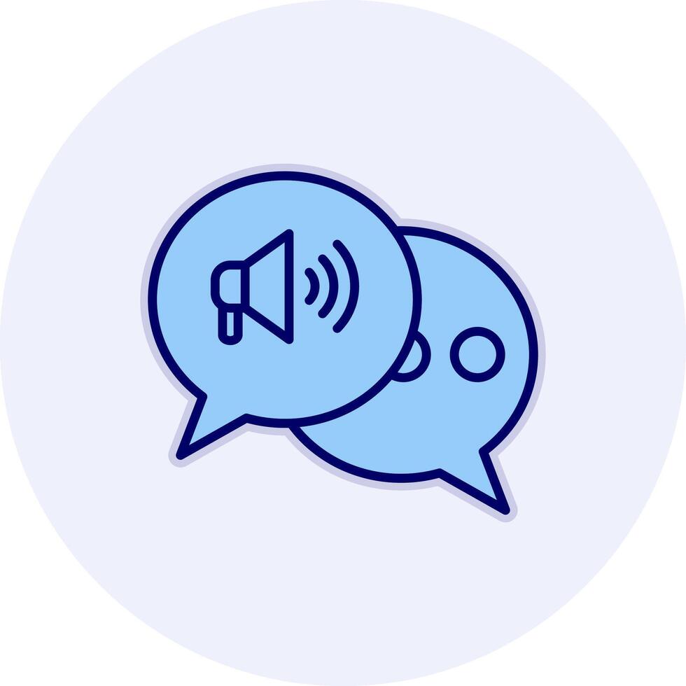 Marketing Conversation Vecto Icon vector