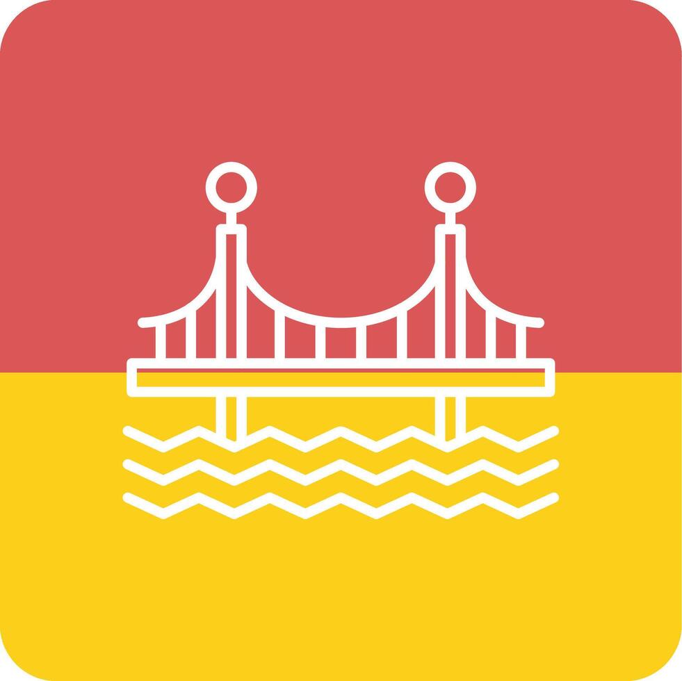 puente vecto icono vector