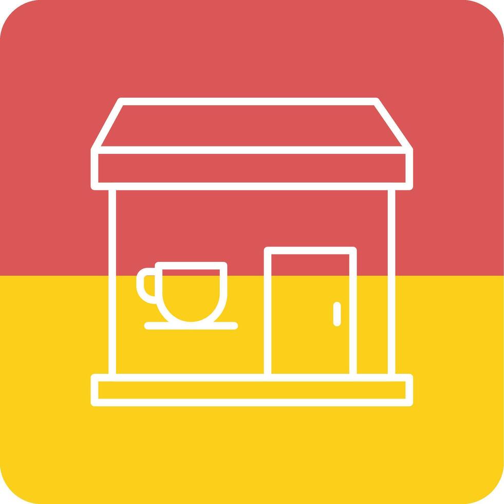 Coffee Shop Vecto Icon vector