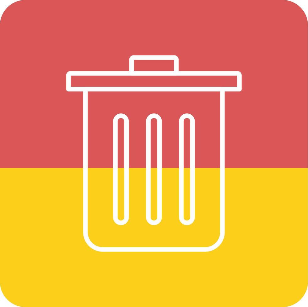 Dustbin Vecto Icon vector