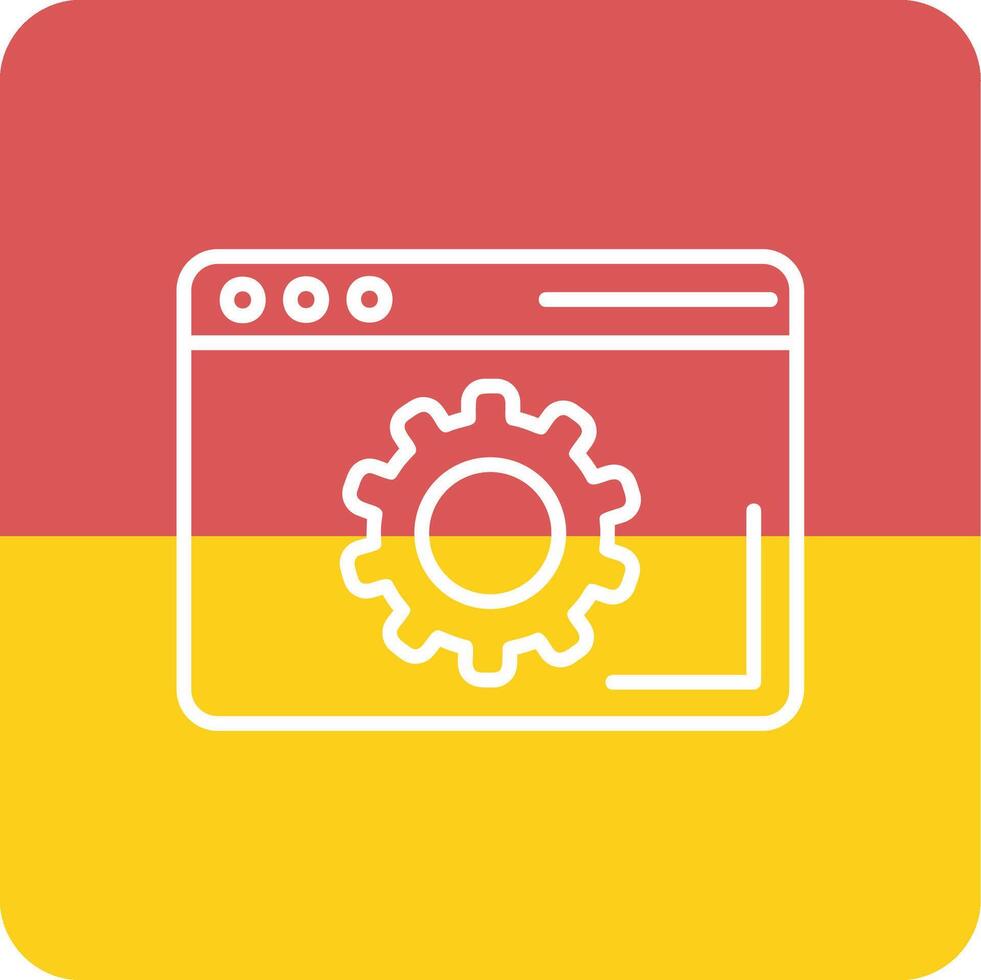 Browser Setting Vecto Icon vector