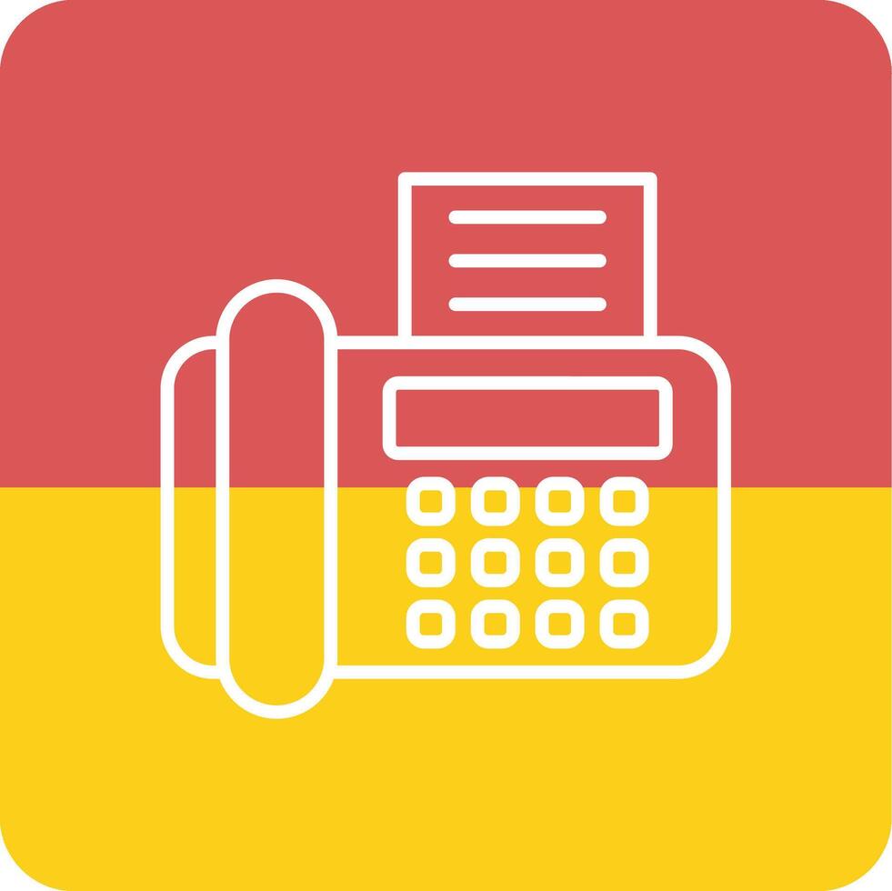 Fax Machine Vecto Icon vector