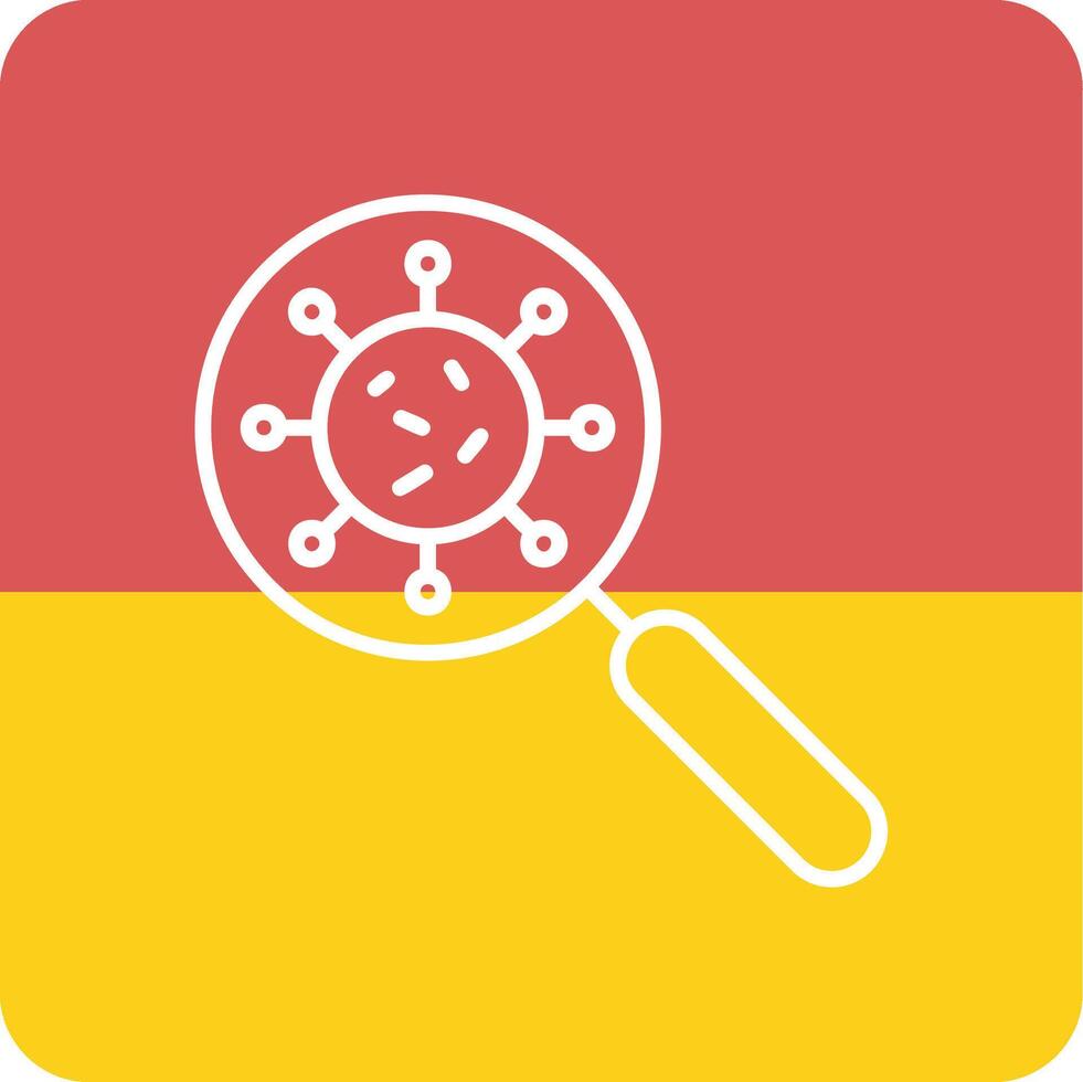Virus Search Vecto Icon vector