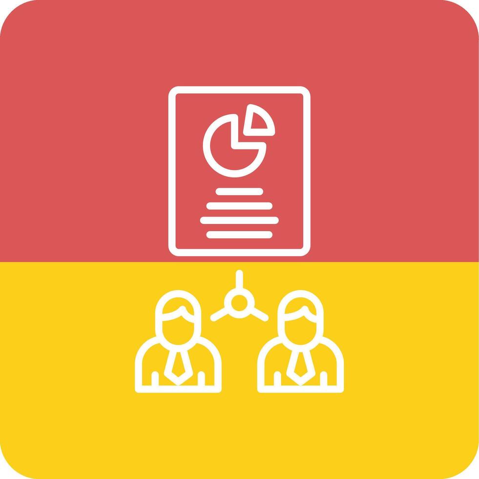 Work Distribution Vecto Icon vector