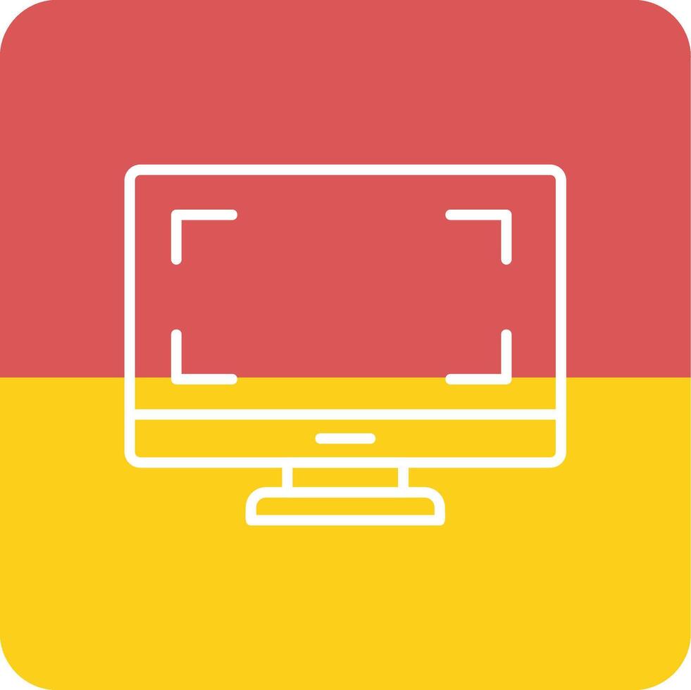 Monitor Vecto Icon vector