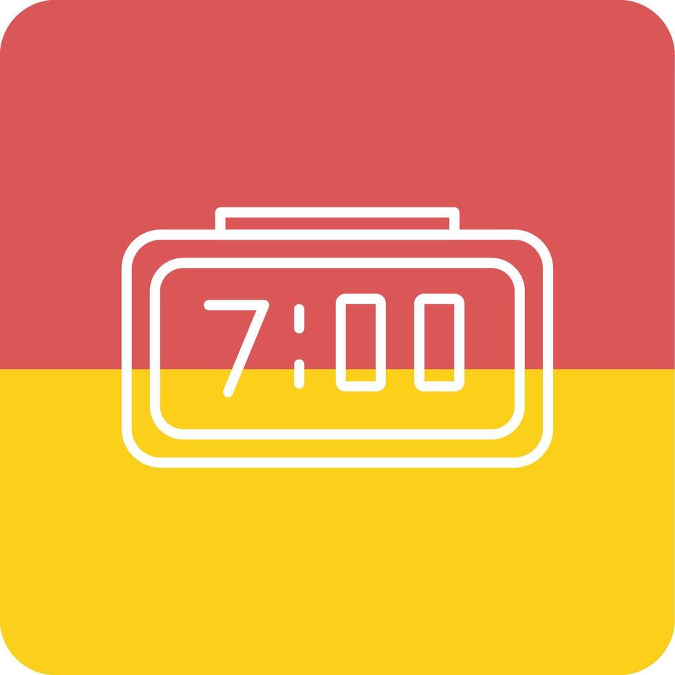 Digital Clock Vecto Icon vector