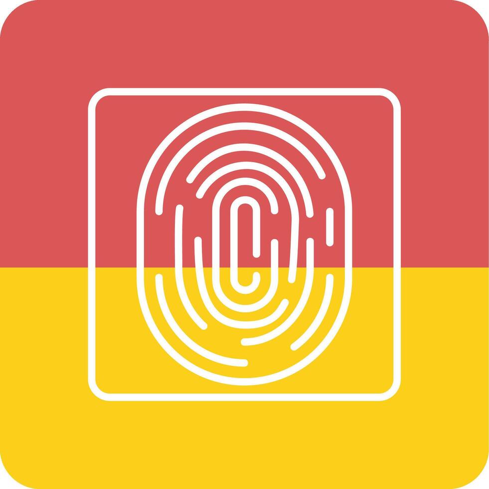 Fingerprint Vecto Icon vector