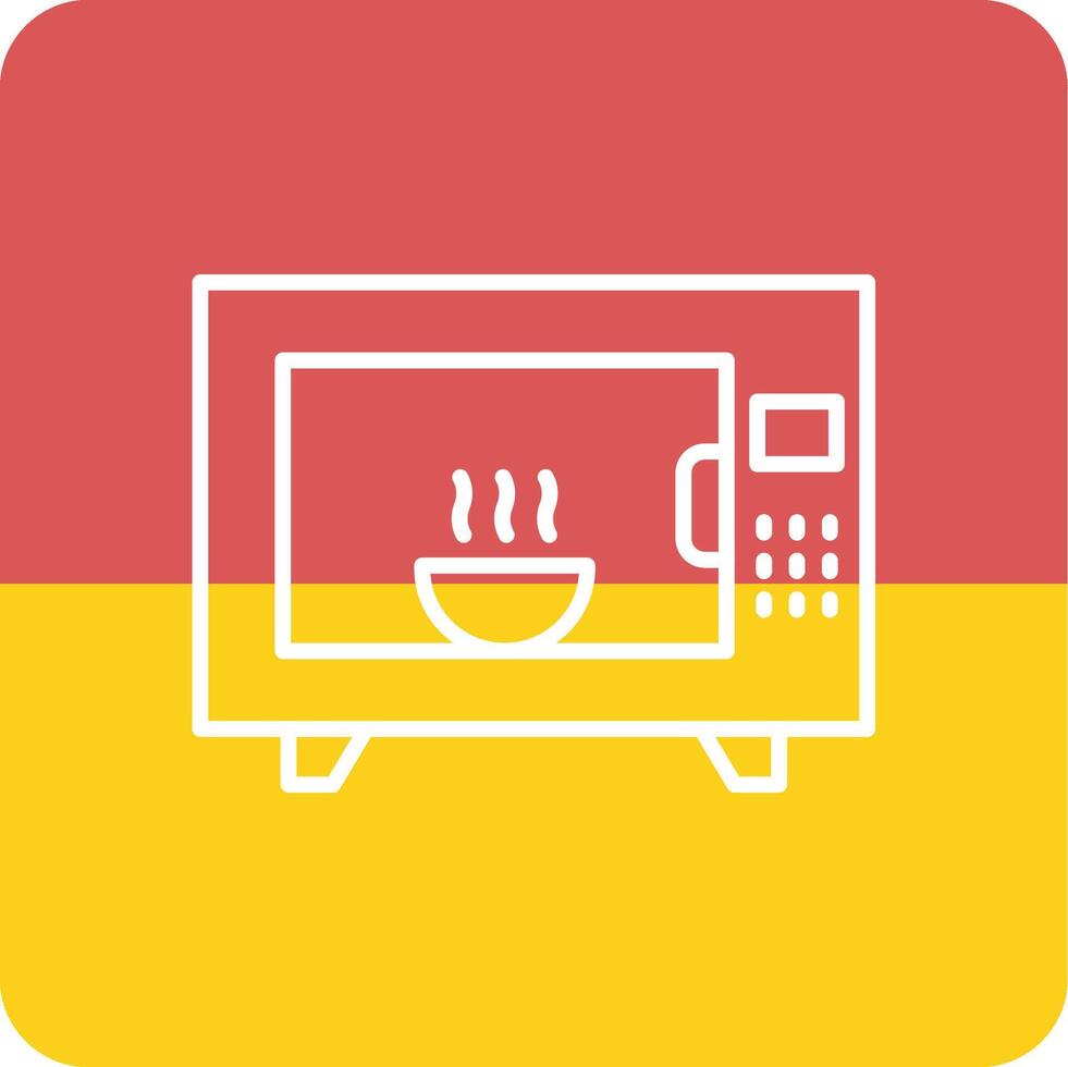 microondas horno vecto icono vector