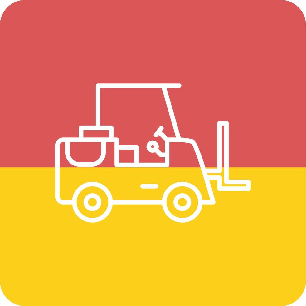 Forklift Vecto Icon vector
