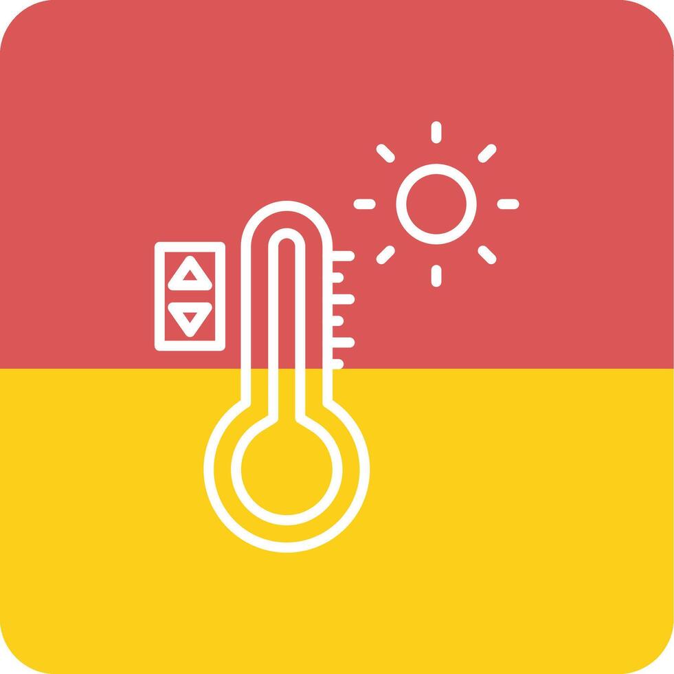 temperatura controlar vecto icono vector