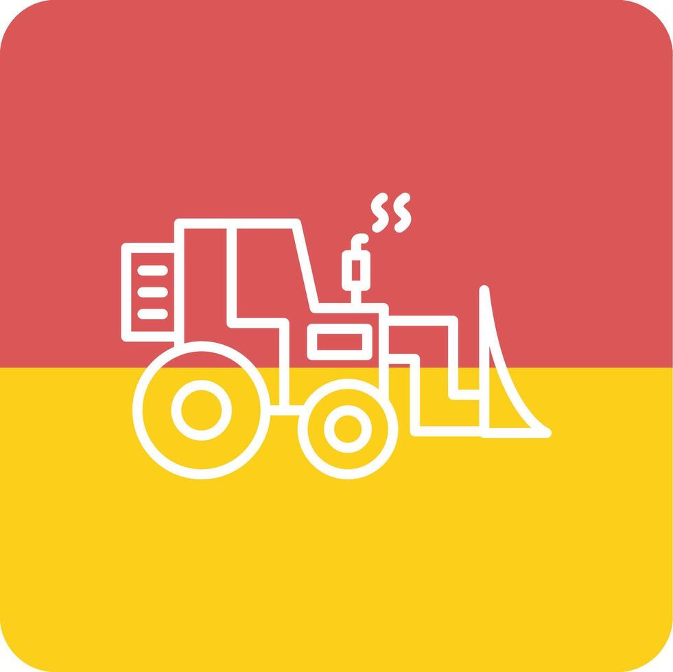 Bulldozer Vecto Icon vector