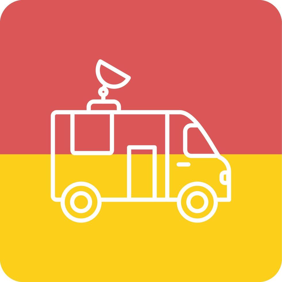 News Van Vecto Icon vector