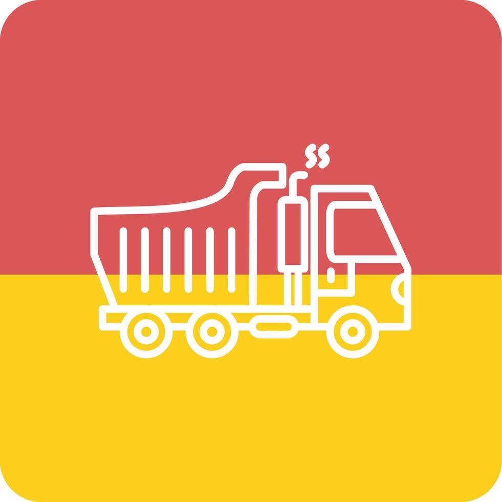 Dumper Truck Vecto Icon vector