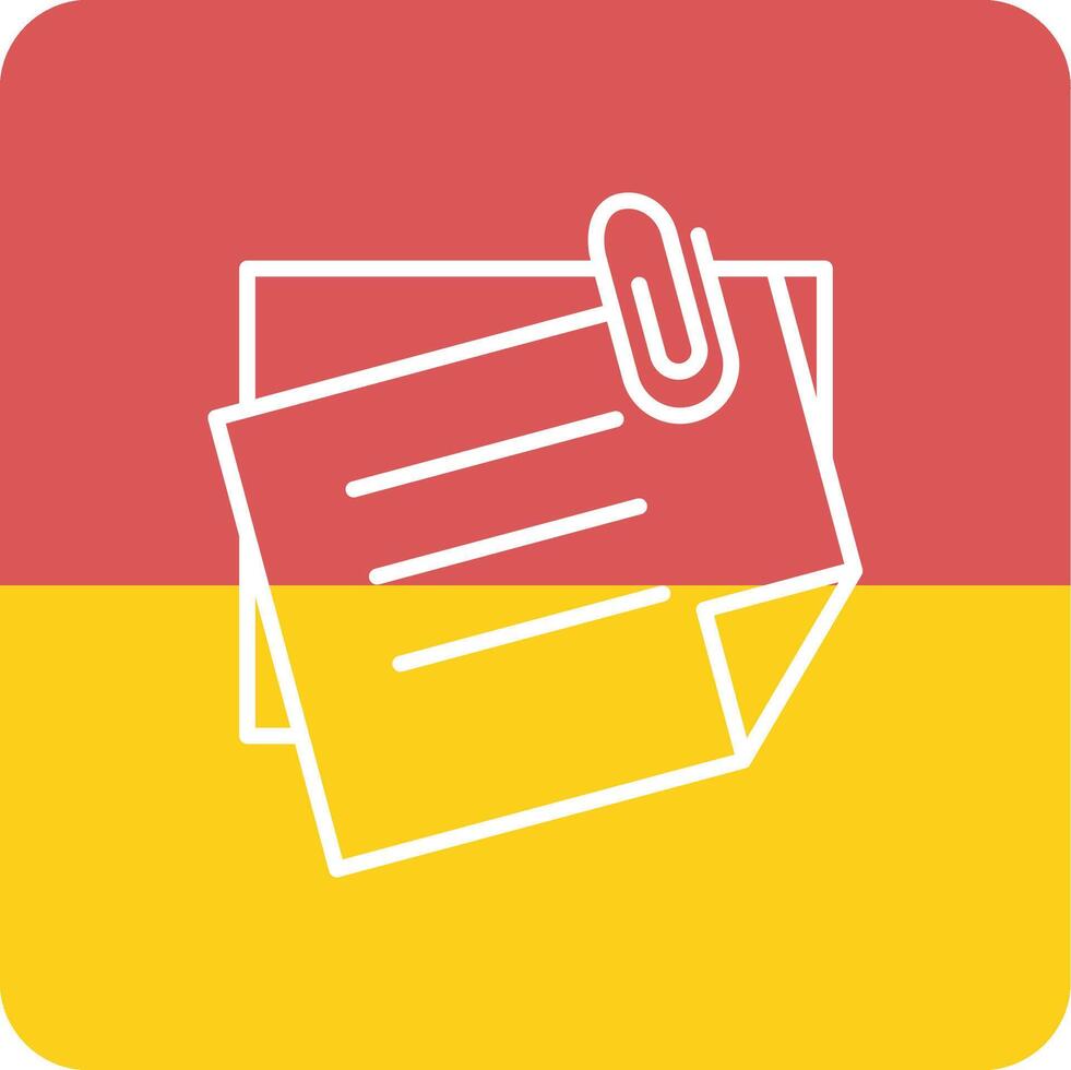 Sticky Notes Vecto Icon vector