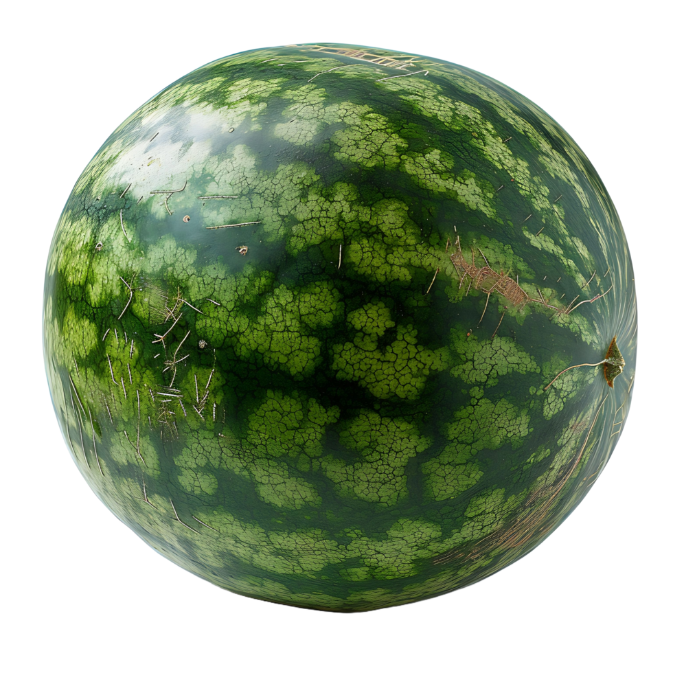 AI generated Watermelon Wonder, Cut Out on Transparent Background png
