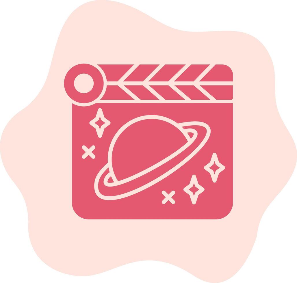 espacio película vecto icono vector