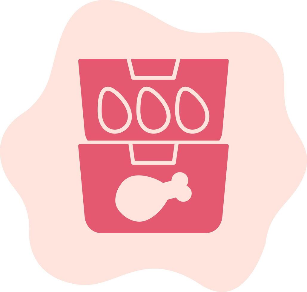 Food Containers Vecto Icon vector