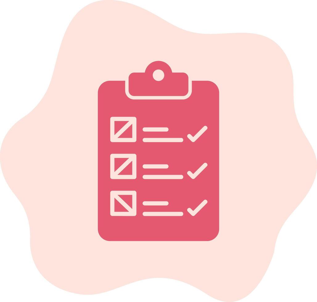 Checklist Vecto Icon vector