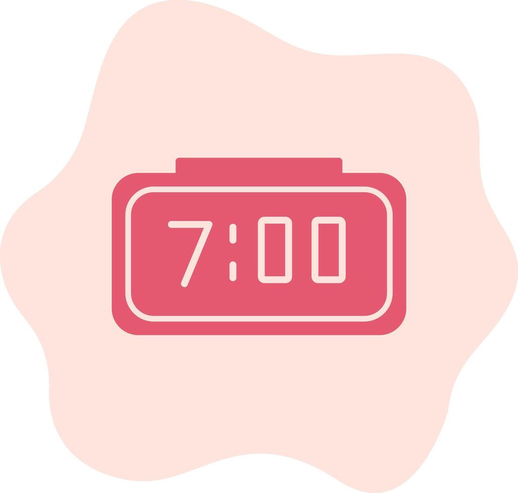 Digital Clock Vecto Icon vector