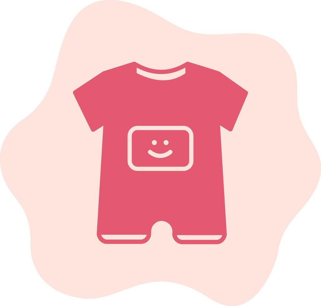 Baby Boy Outfit Vecto Icon vector