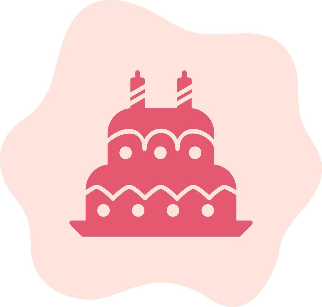 Birthday cake Vecto Icon vector